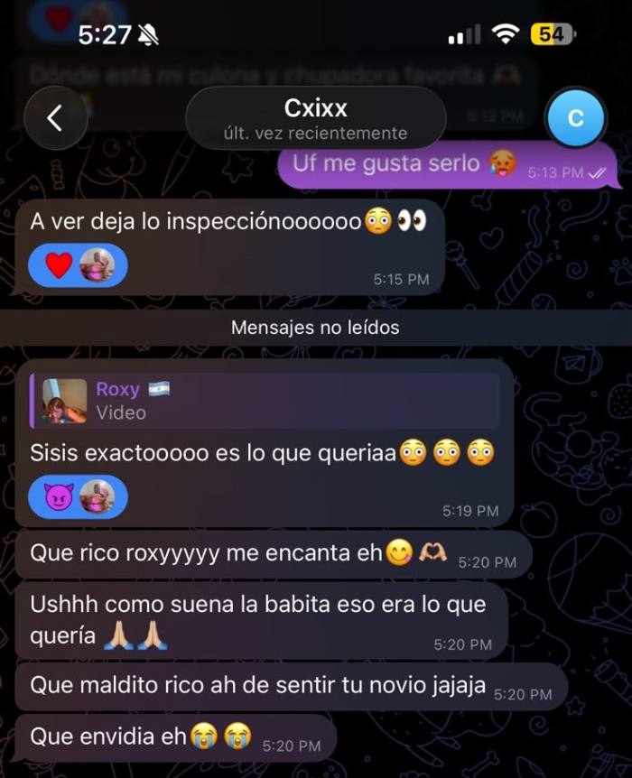 Captura de un mensaje recibido